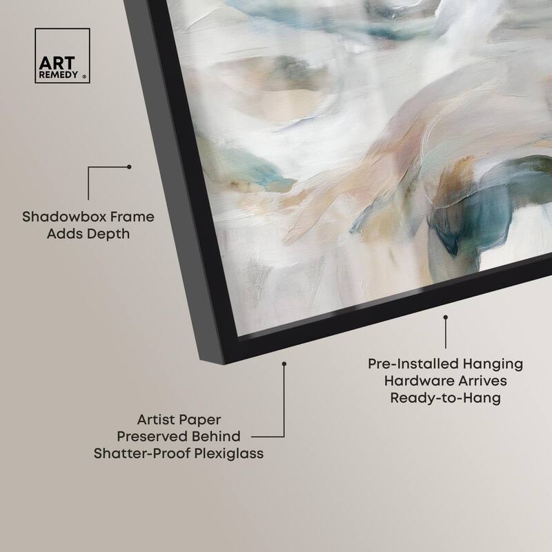 Whispering Colors IV Shadowbox by Art Remedy