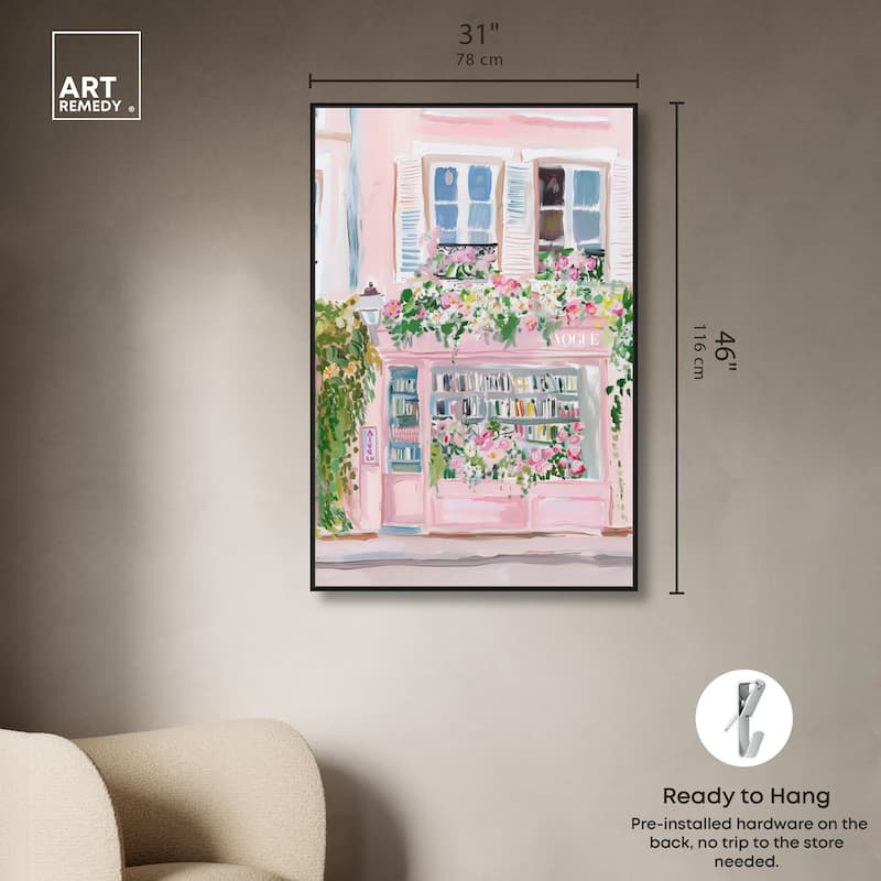 Little Magazine Store Canvas by Art Remedy