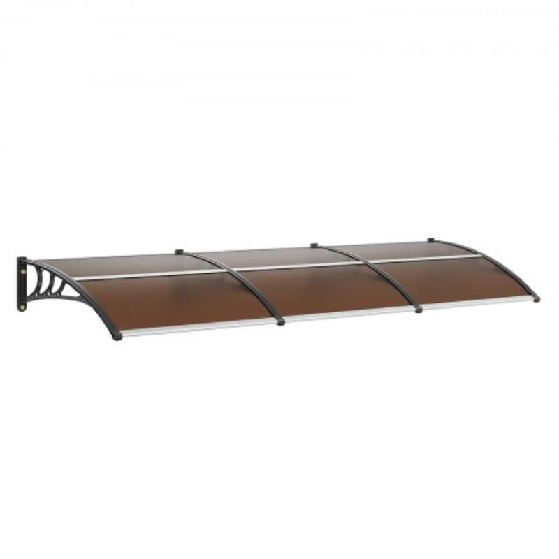 38" x 117" Outdoor Window Door Awning Exterior with Aluminum Connector