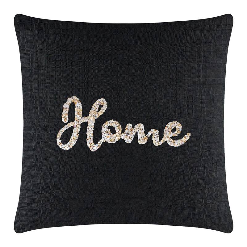 Sparkles Home Shell Home Pillow - 20x20 - Ebony