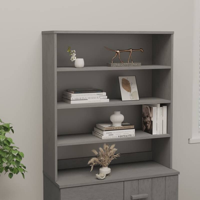 vidaXL Cabinet Top for Highboard Sideboard for Hallway HAMAR Solid Wood Pine - 35.4"x11.8"x39.4"