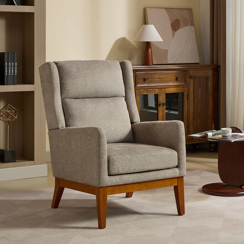 Modern Accent Chair,Polyester Blend Single Lounge Sofa Chair