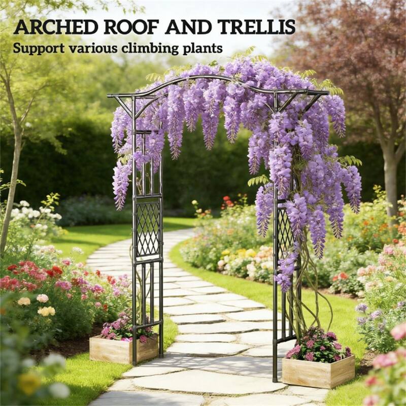 Garden arch, Plant Rack, Black