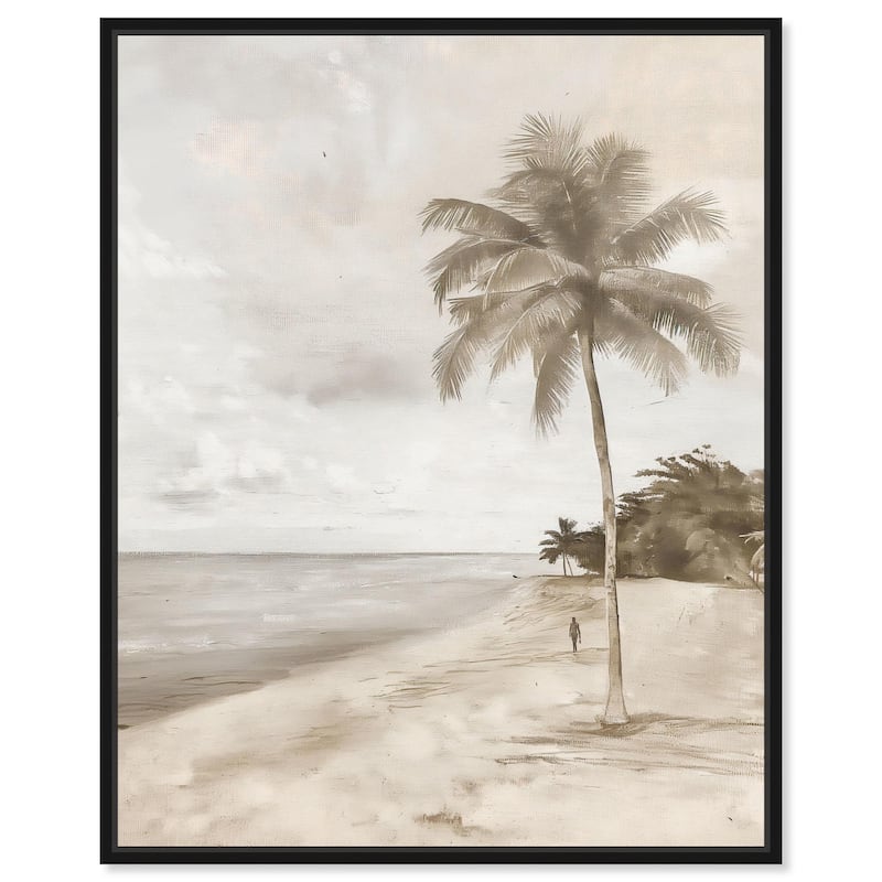 Vastness of the Sea II Canvas by Art Remedy - 30" x 36" - Black