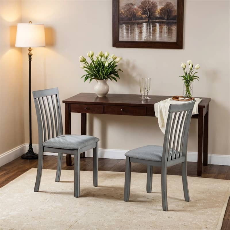 Wooden Dining Chairs,Kitchen Chair with Padded Seat,Side Chair,4 PCS