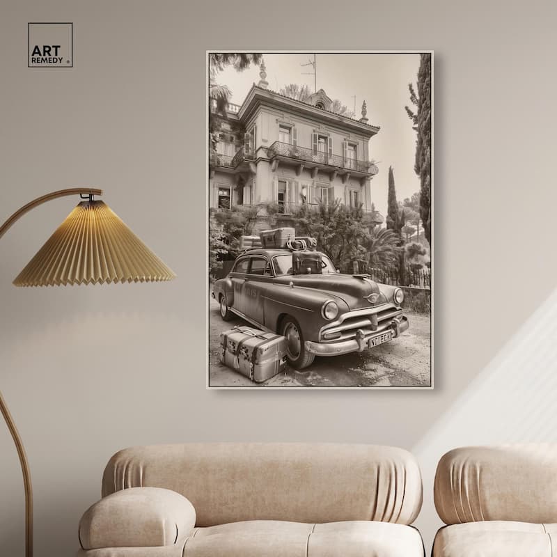 Pack Up the Car Canvas by Art Remedy