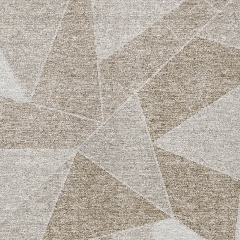 HomeRoots Geometric Transitional Rectangle Outdoor Rug