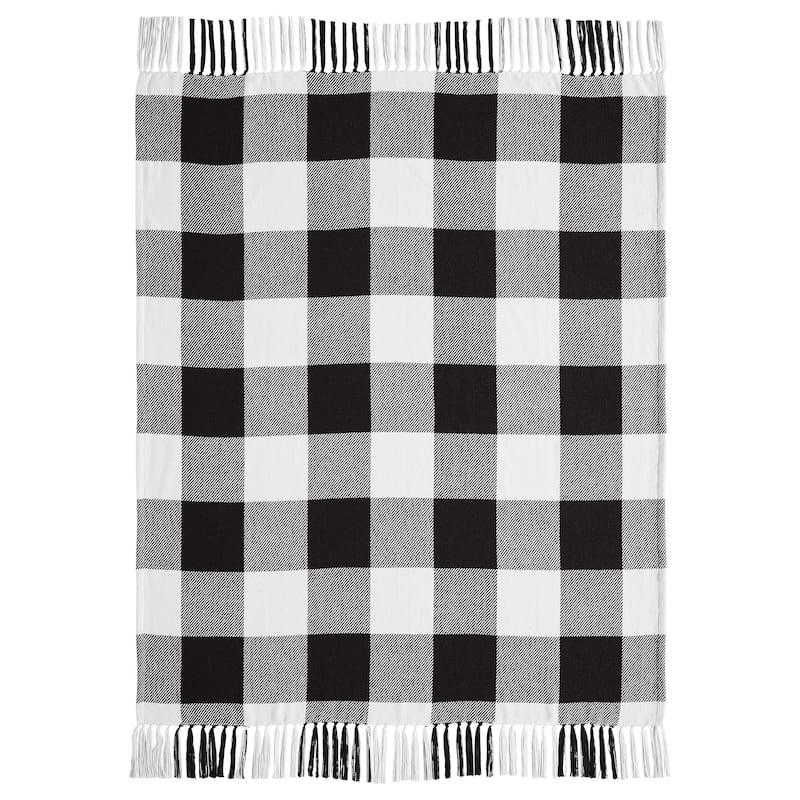 Annie Buffalo Check Woven Throw 50x60