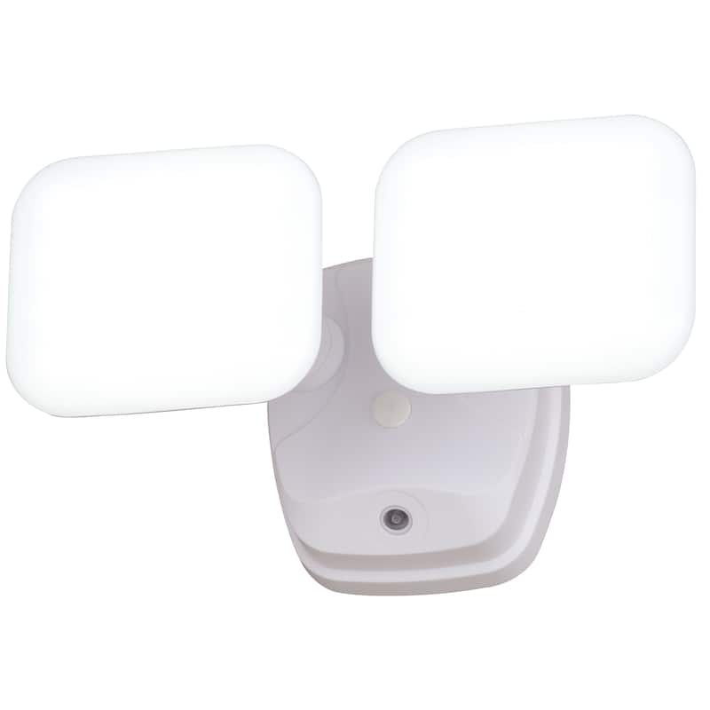 Theta 2 Light LED Outdoor Dusk to Dawn Security Flood Light White