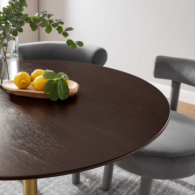 Lippa 40" Round Wood Top Dining Table