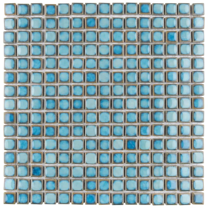 Merola Tile Hudson Edge Marine 12-1/4" x 12-1/4" Porcelain Floor and Wall Tile