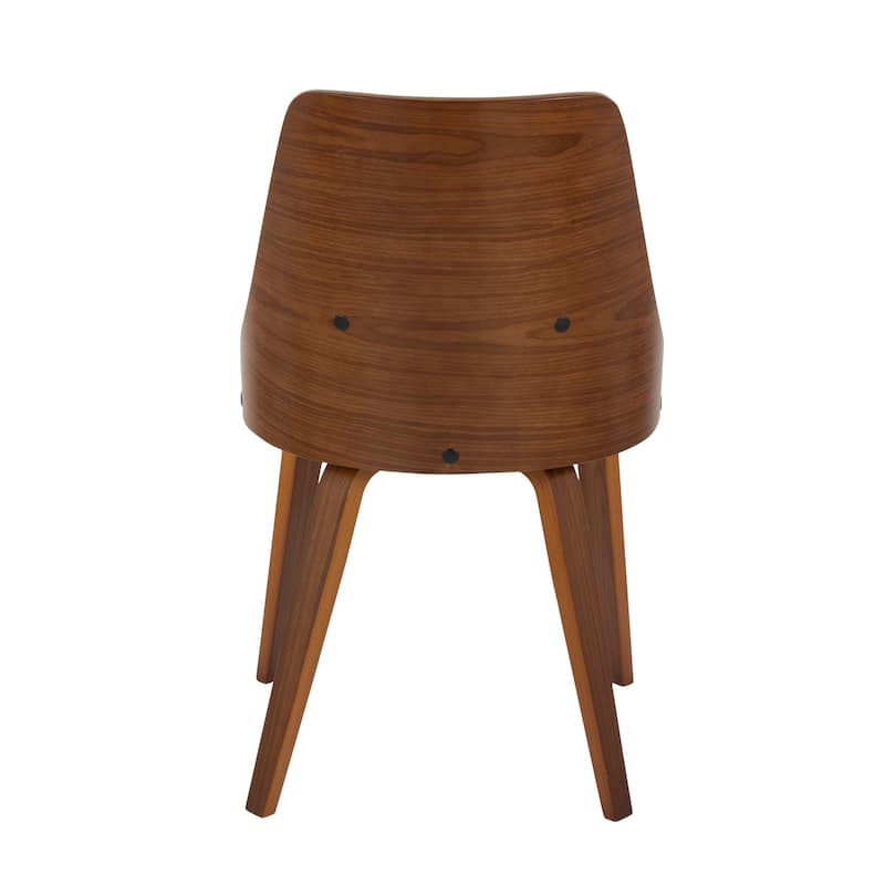 Carson Carrington Vallemala Mid-Century Modern Chair with Bent Wood Legs (Set of 2)