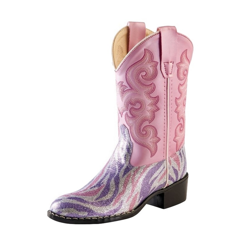 little girl purple cowboy boots
