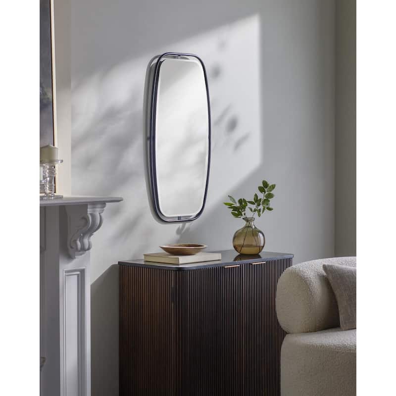 Livabliss Girona Modern & Contemporary Accent Mirror - Black