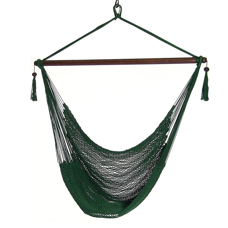 Sunnydaze Caribbean Extra Large Hammock Chair & Adjustable Stand