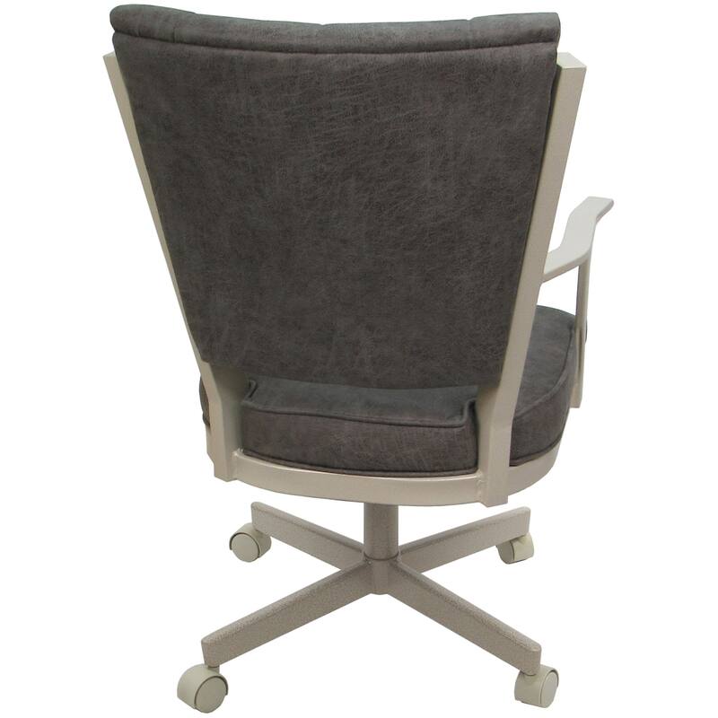 Montana Swivel Metal Dining Caster Chair on Reading Base