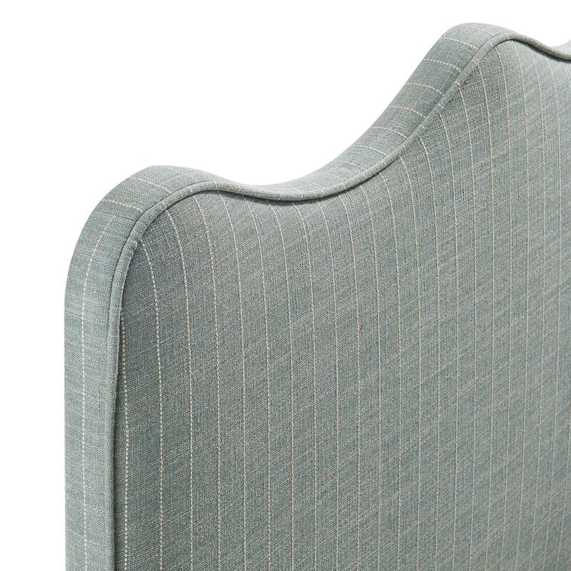 Athena Striped Fabric Upholstered Headboard