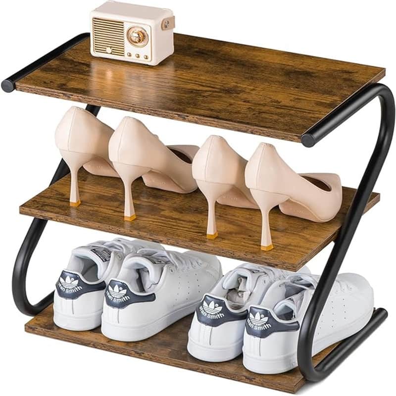 Shoe Rack - 10.35"D x 17.2"W x 15.75"H