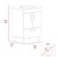 preview thumbnail 6 of 5, 2-Door Bathroom Vanity Cabinet with Sink Rectangle Storage Cabinet