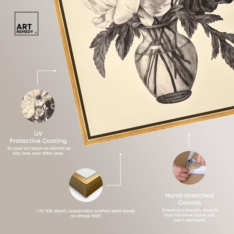 Antique Aria Canvas by Art Remedy