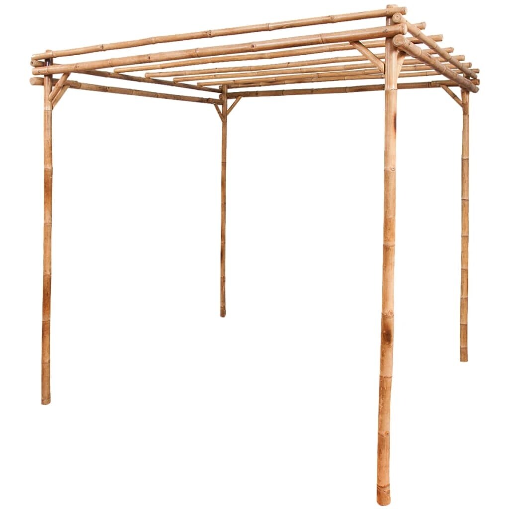 Shop Vidaxl Pergola Bamboo 76 8 Garden Patio Veranda Arbor Vine Plant Support Arch Overstock 27470150