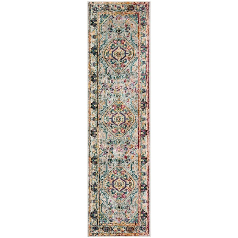 SAFAVIEH Savannah Basmah Boho Oriental Polyester Medallion Rug