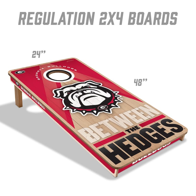Georgia Bulldogs NCAA 2x4 Professional Cornhole Board Set