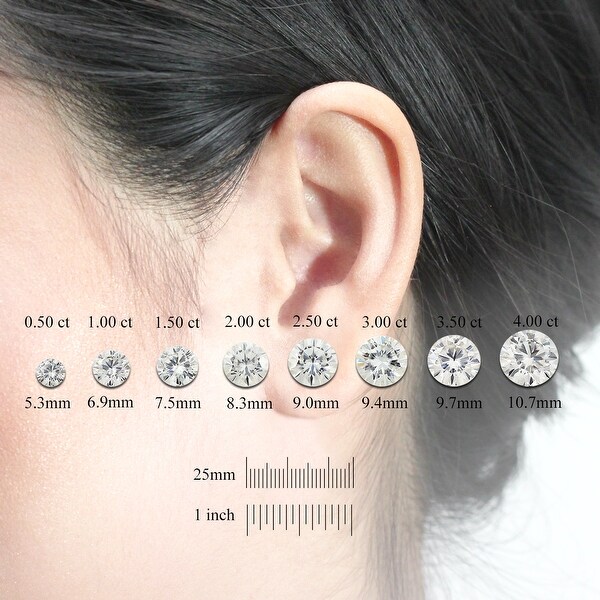 4 ct earrings