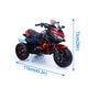 preview thumbnail 32 of 58, 12V Kids Electric Ride-On Motorcycle with Manual Throttle, LED Wheel Lights, Bluetooth Music- Battery Powered Motorbike