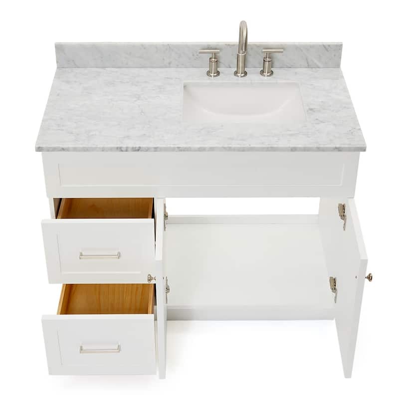 Ariel F043SRCW2RVO Hamlet 43" Free Standing Single Basin Vanity Set