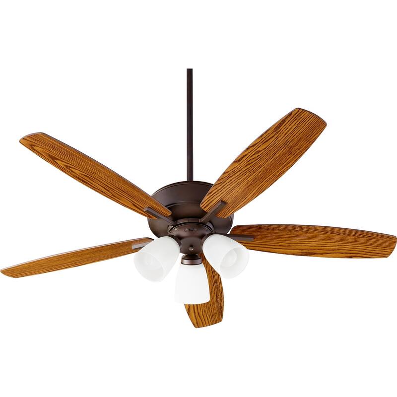 Quorum International Breeze 52" 5 Blade LED Ceiling Fan - Oiled Bronze