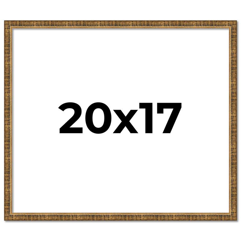20x17 Frame Gold Picture Frame - Complete Modern Photo Frame Includes