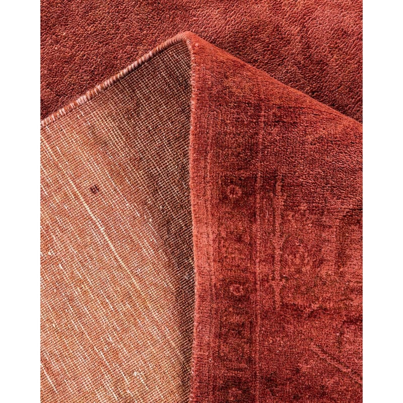 Vibrance, One-of-a-Kind Hand-Knotted Area Rug - Pink, 6' 0" x 9' 6" - 6' 0" x 9' 6"