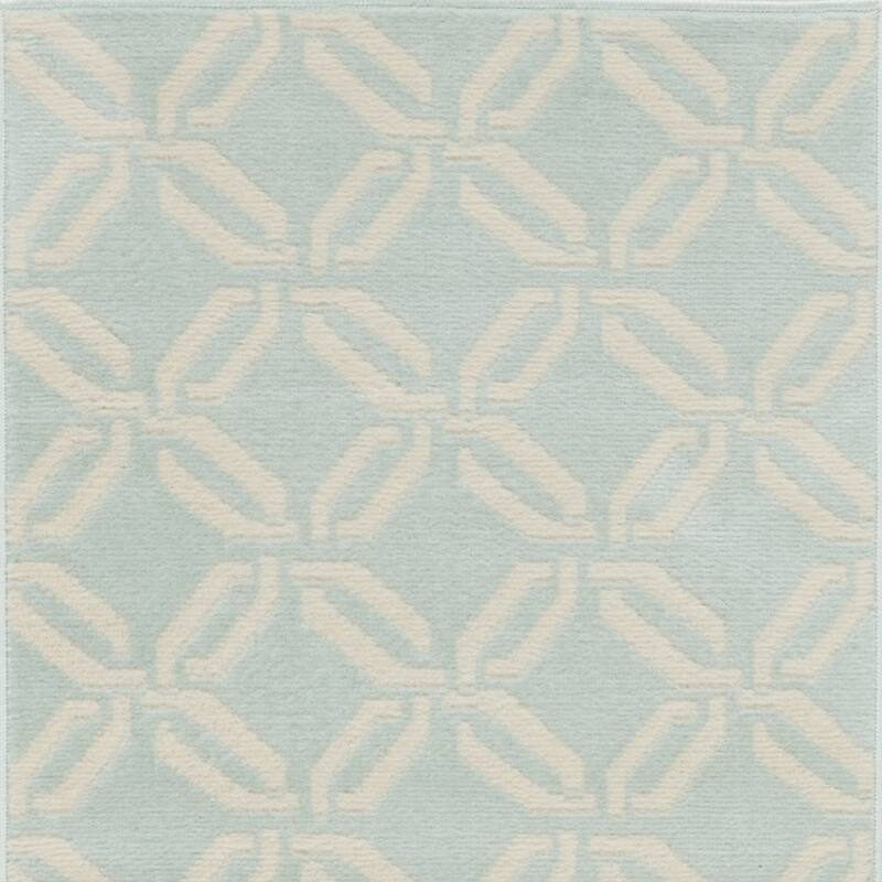 Felid Power Loomed Abstract Stain Resistant Area Rug By HomeRoots - 87' X '27' X '0.5