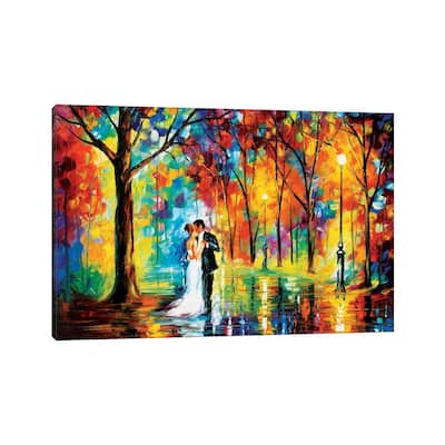 iCanvas "Rainy Wedding" by Leonid Afremov Canvas Print