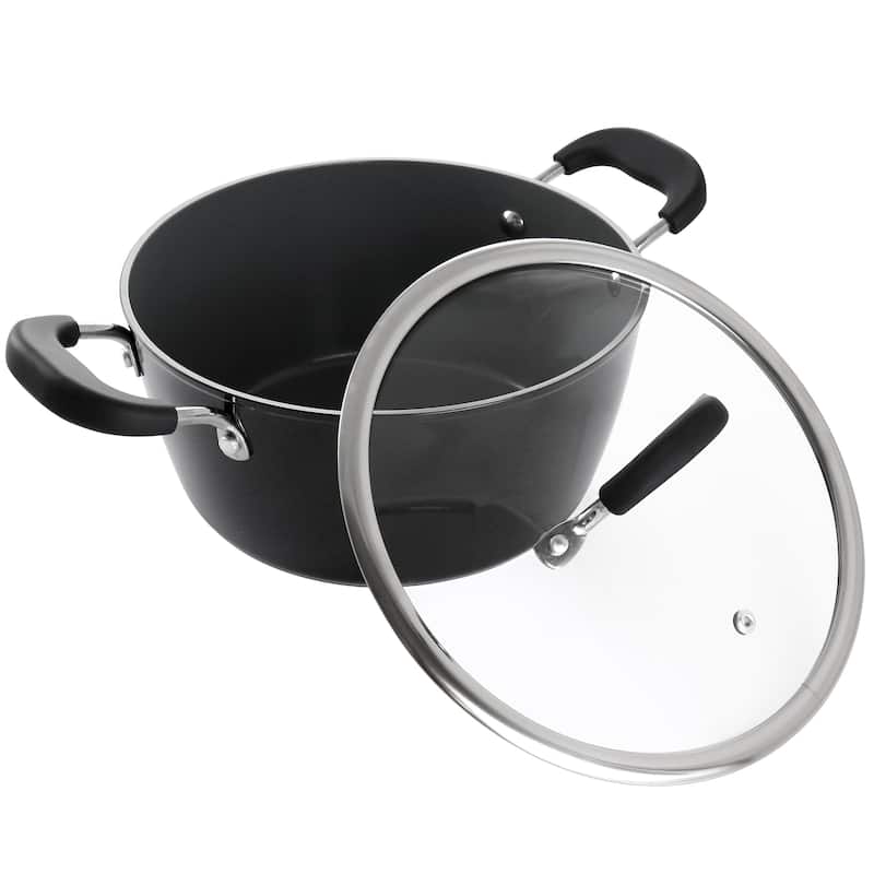 Kenmore Arlington 4.5 Quart Dutch Oven with Lid in Black