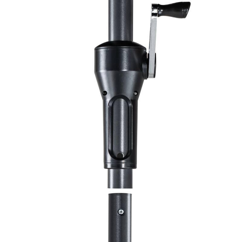 Pellebant 10 X 6.5 FT Patio Market Umbrella with Base