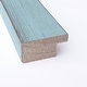 preview thumbnail 2 of 6, Beveled Wood Bathroom Wall Mirror - Sky Blue Rustic Frame
