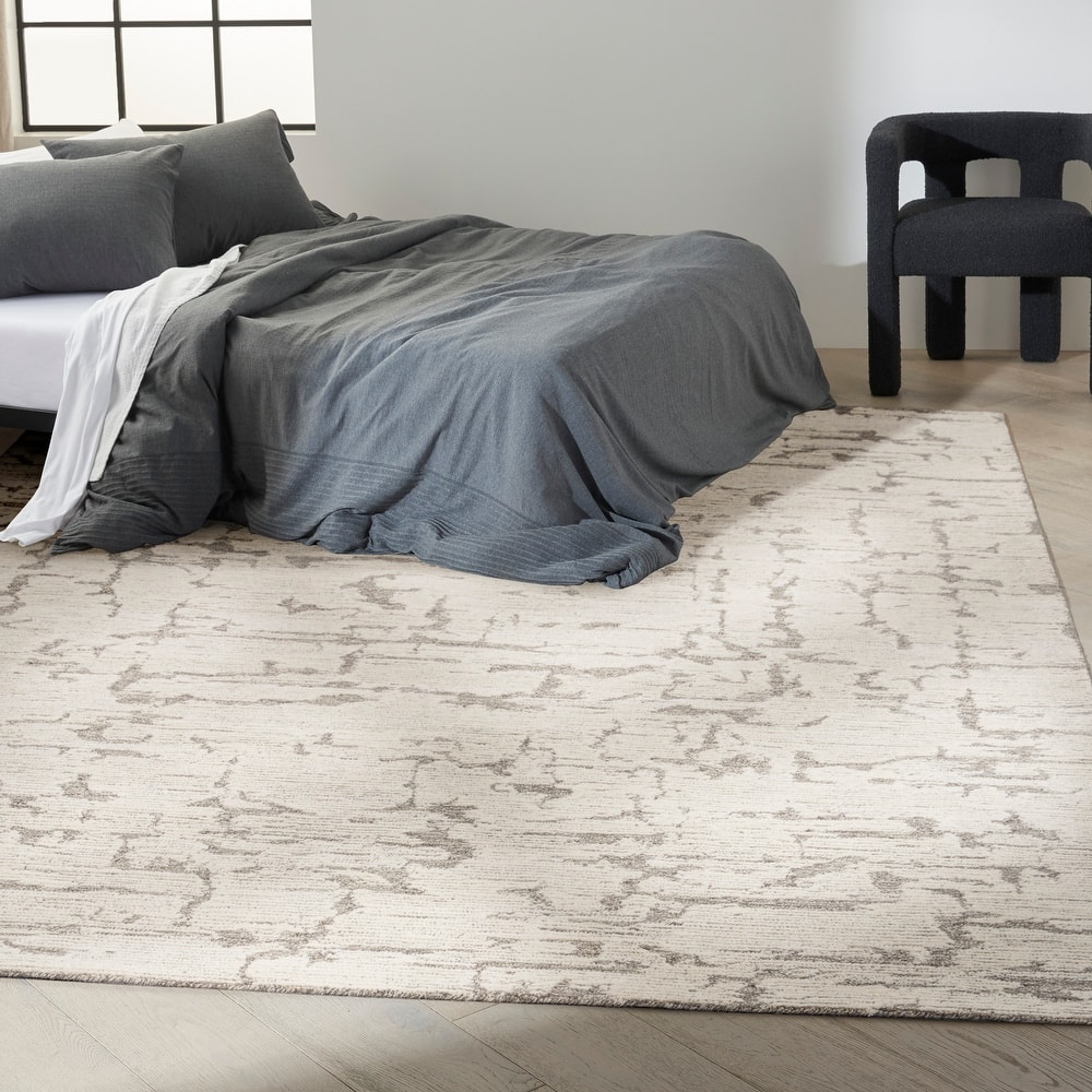 Calvin Klein Sculptural Contemporary Abstract Area Rug