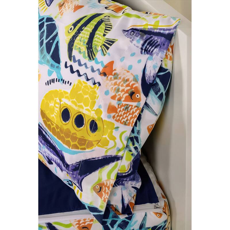Siscovers Beneath The Waves Bunkie Deluxe Zipper Bedding Set