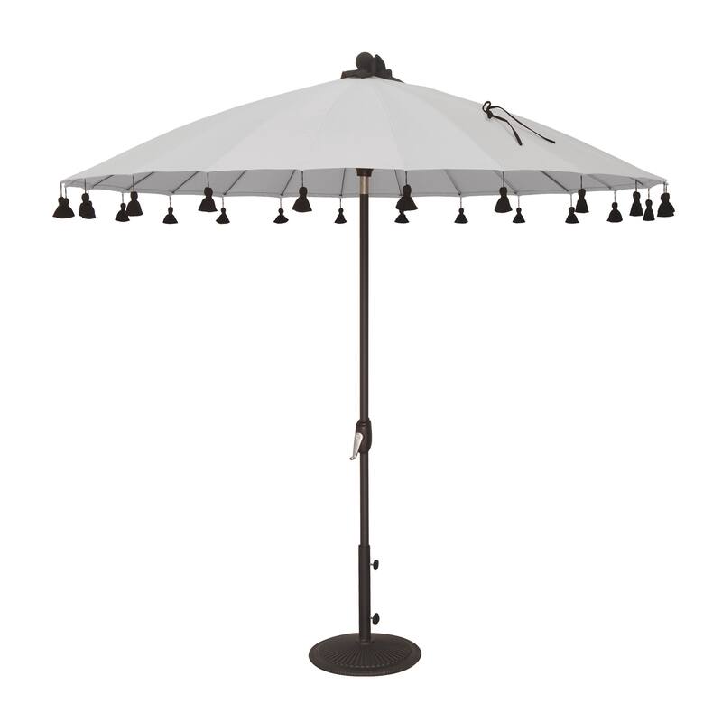SimplyShade Isabela 8.5' Round Auto Tilt Umbrella - Natural