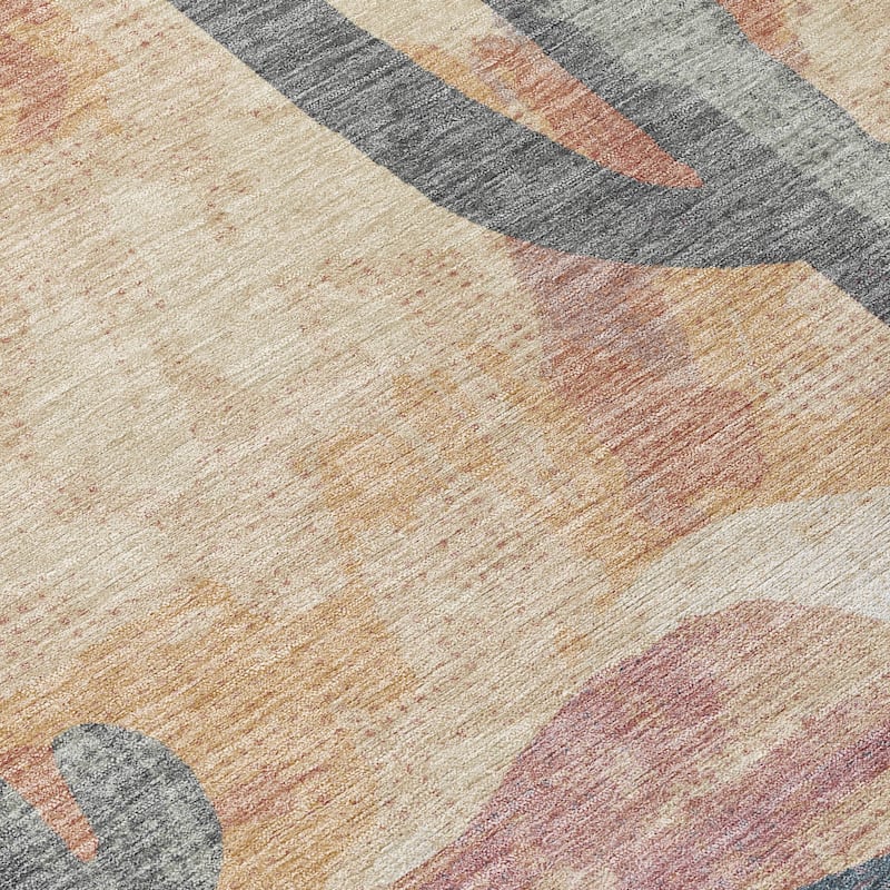 Machine Washable Indoor/ Outdoor Desert Inspiration Chantille Rug