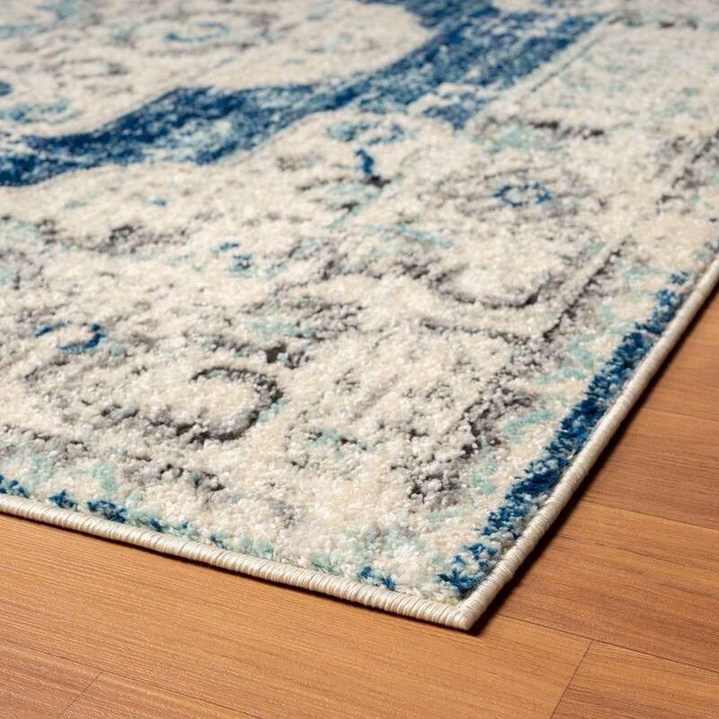 Luxe Weavers Oriental Medallion Area Rug, Indoor Stain-Resistant Carpet