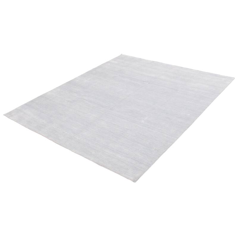 ECARPETGALLERY Hand Loomed Kashkuli Gabbeh Light Blue Wool Rug - 8'2 x 9'10