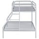 preview thumbnail 78 of 80, Morgan Contemporary Metal Frame Bunk Bed