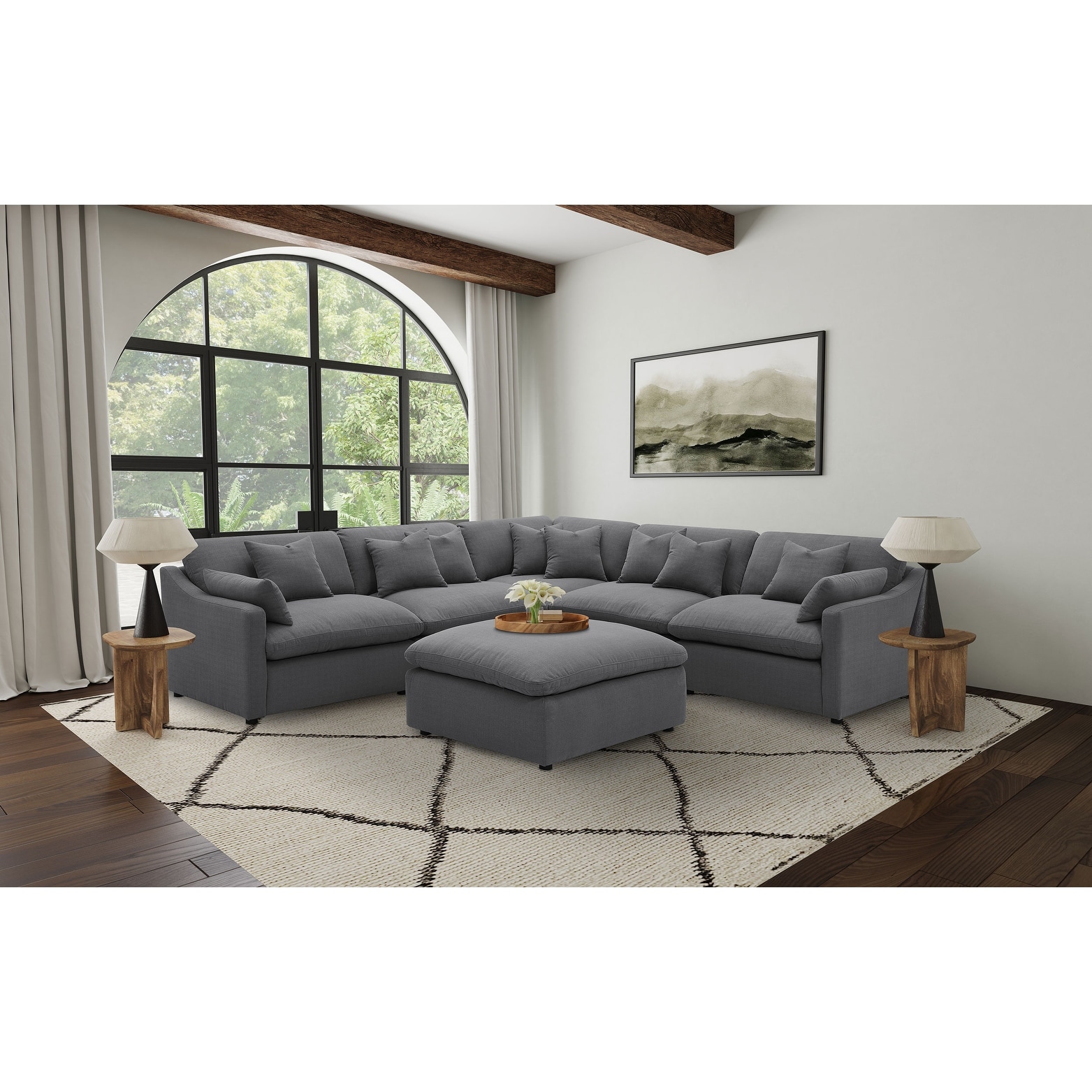 Hobson Upholstered Modular Sectional Sofa