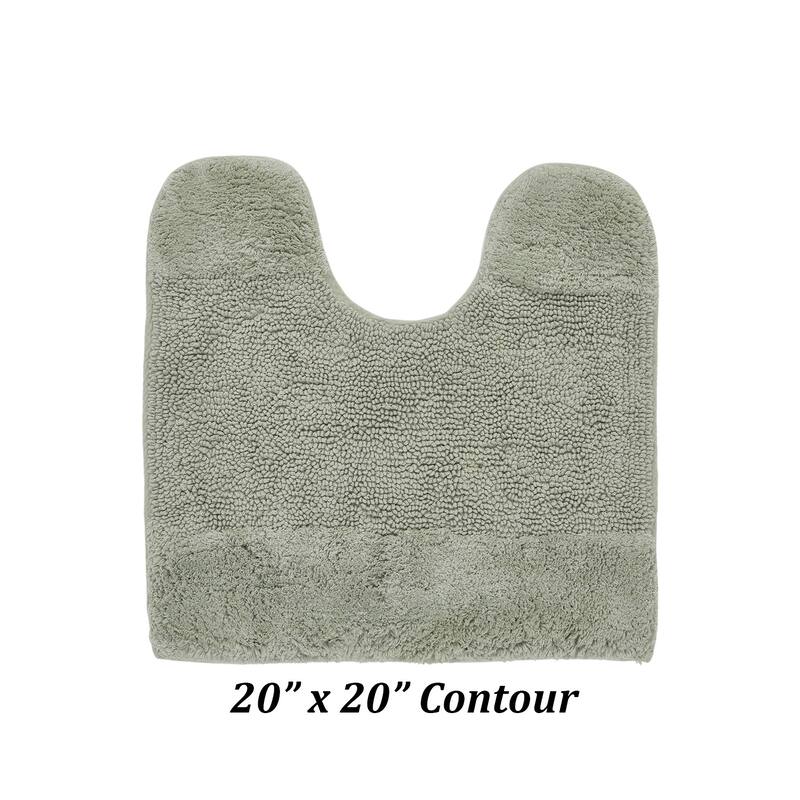 Better Trends Bath Rug 100% Cotton Water Absorbent Tufted Bathroom Rugs for Shower, Sink Mats Machine Wash Granada Collection