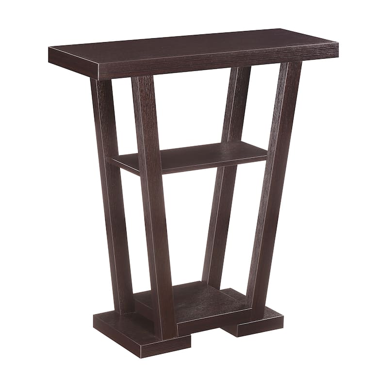 Convenience Concepts Newport V Console Table with Shelves
