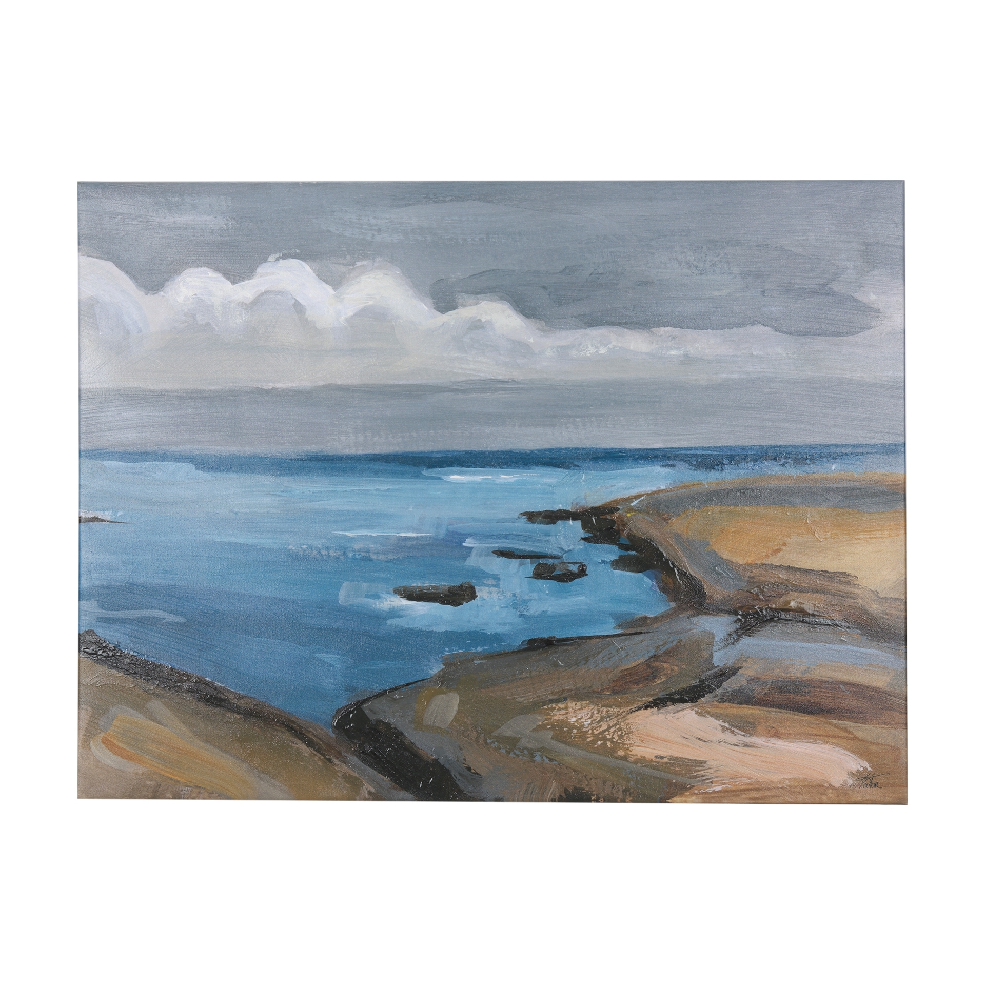 Mercana Grey Sky II (56 x 42) Canvas Art Print