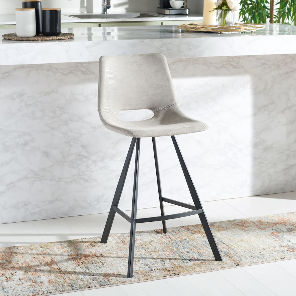SAFAVIEH Kyung 26-inch Counter Stool - 21 In. W x 19 In. D x 38 In. H - 21Wx19Dx38H